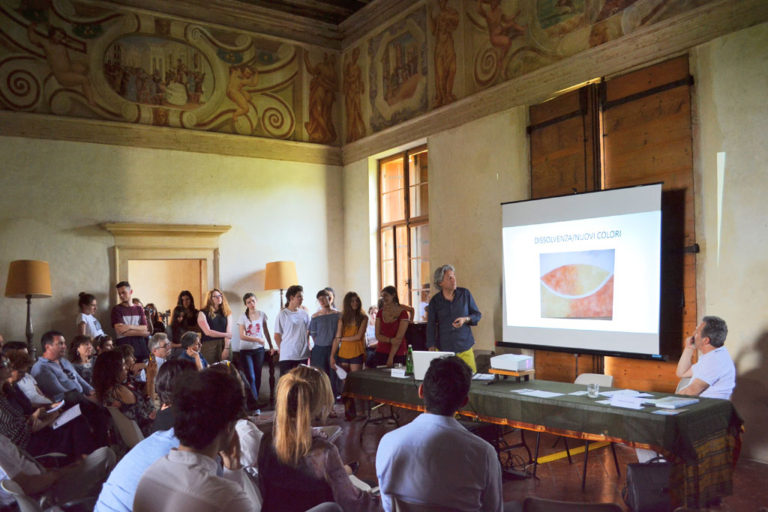 30/05/2018, Villa Saraceno - Agugliaro (VI) - Maurizio Signorini con i ragazzi del Liceo "Canova"