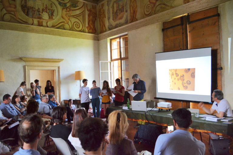 30/05/2018, Villa Saraceno - Agugliaro (VI) - Maurizio Signorini con i ragazzi del Liceo "Canova"